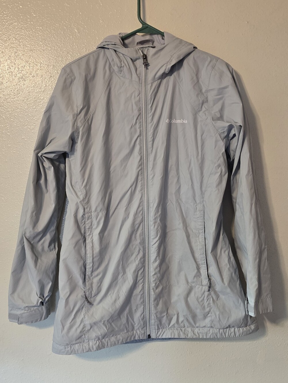 Columbia Women's Switchback Lined Long Rain Jacket - Grey - Size M